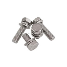 Metal Hexagon Head Fastener Nuts Screw Bolts